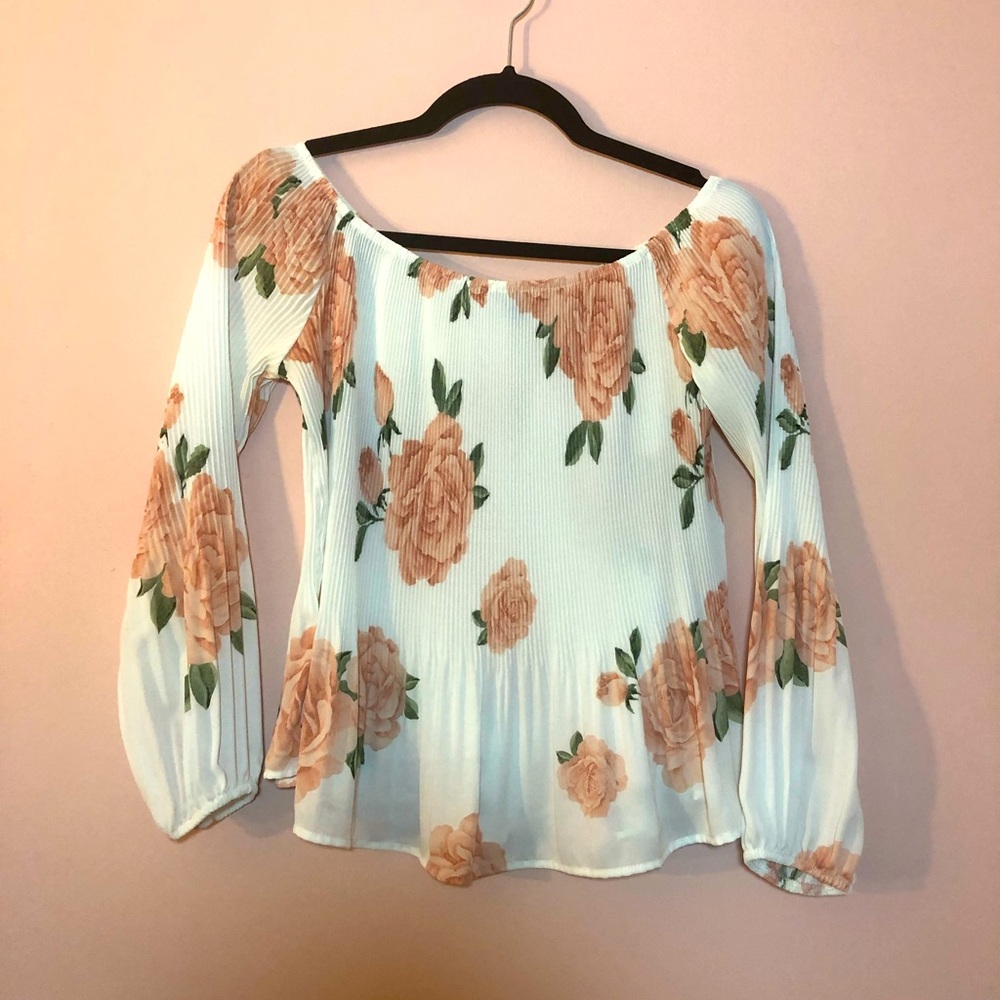 Floral Off the Shoulder Top
